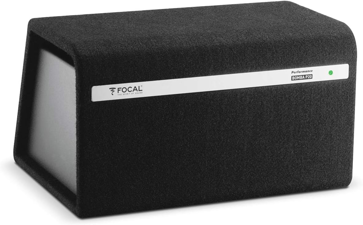 Focal BOMBABP20 8” Subwoofer in a Band Pass, Amplified Enclosure, 1 x 300 W Class D