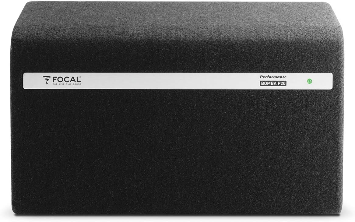 Focal BOMBABP20 8” Subwoofer in a Band Pass, Amplified Enclosure, 1 x 300 W Class D