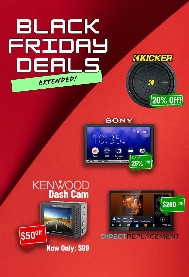 Red Background Black Friday Deals Extended