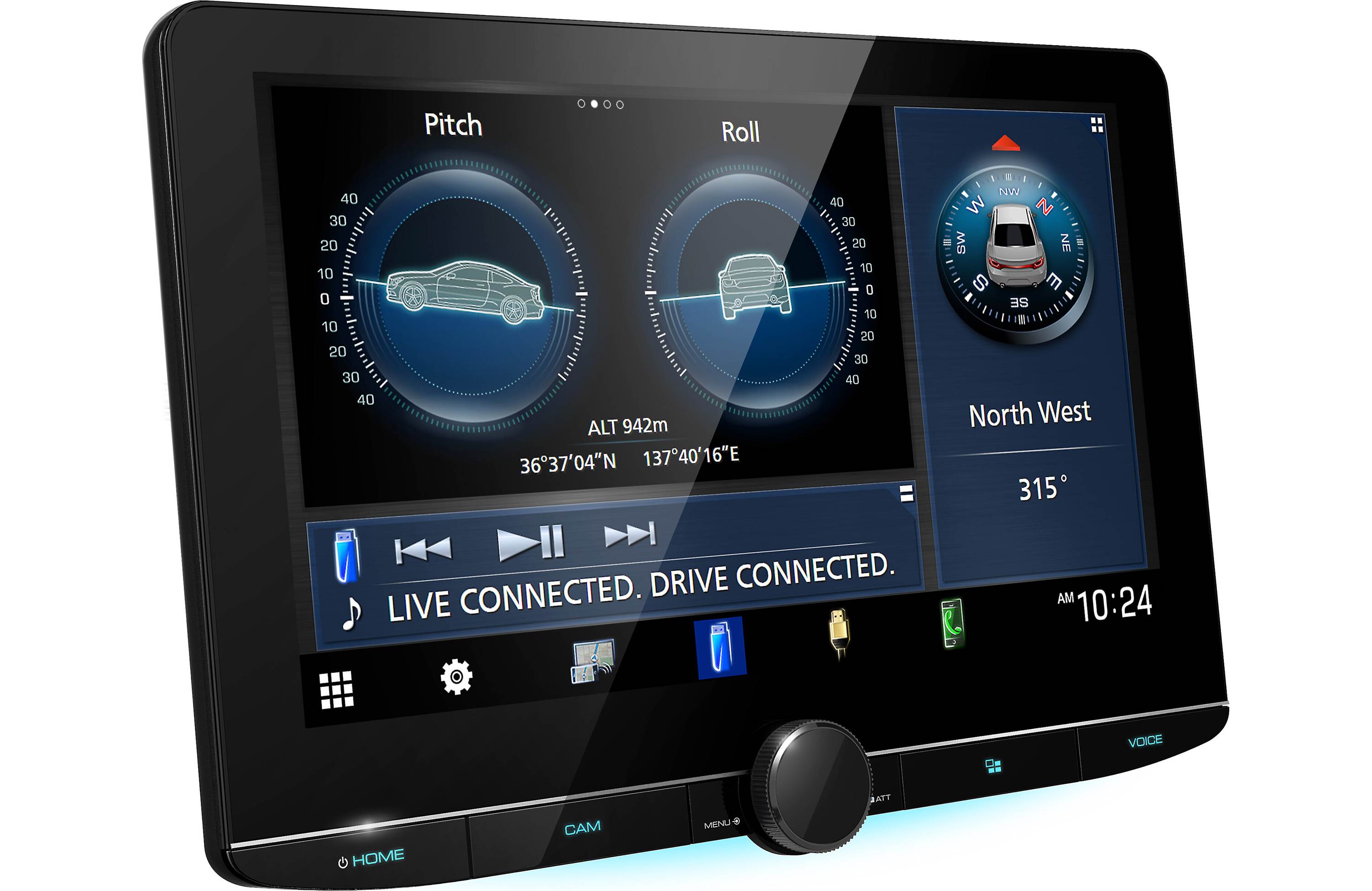 Kenwood Excelon DAX1050XR Direct Replacement 10.1" Floating Digital Multimedia Receiver