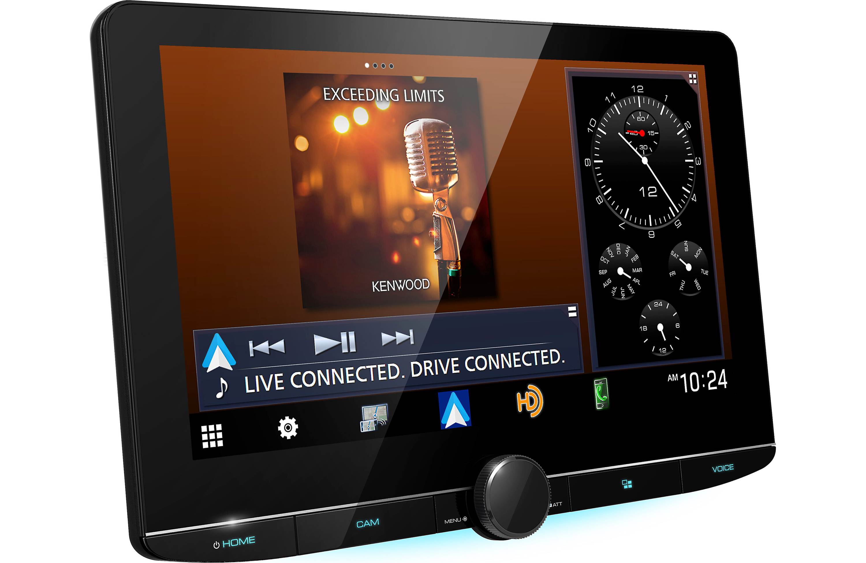 Kenwood Excelon DAX1050XR Direct Replacement 10.1" Floating Digital Multimedia Receiver