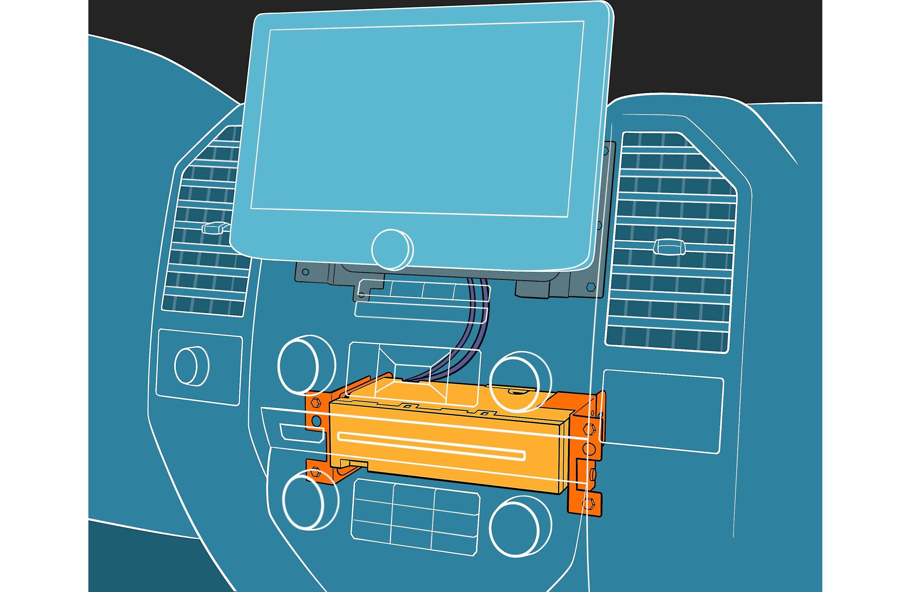 Kenwood Excelon DAX1050XR Direct Replacement 10.1" Floating Digital Multimedia Receiver