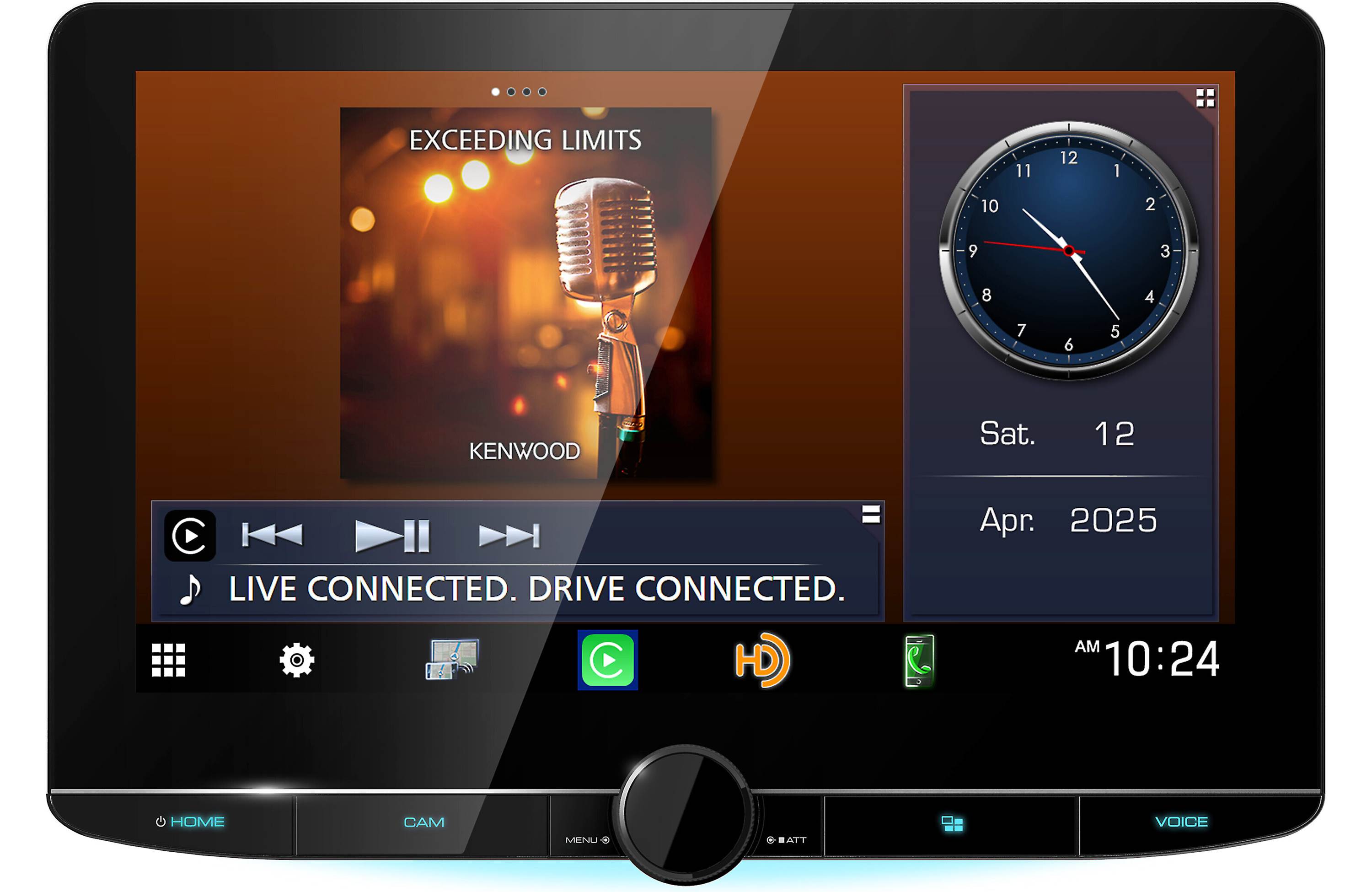 Kenwood Excelon DAX1050XR Direct Replacement 10.1" Floating Digital Multimedia Receiver