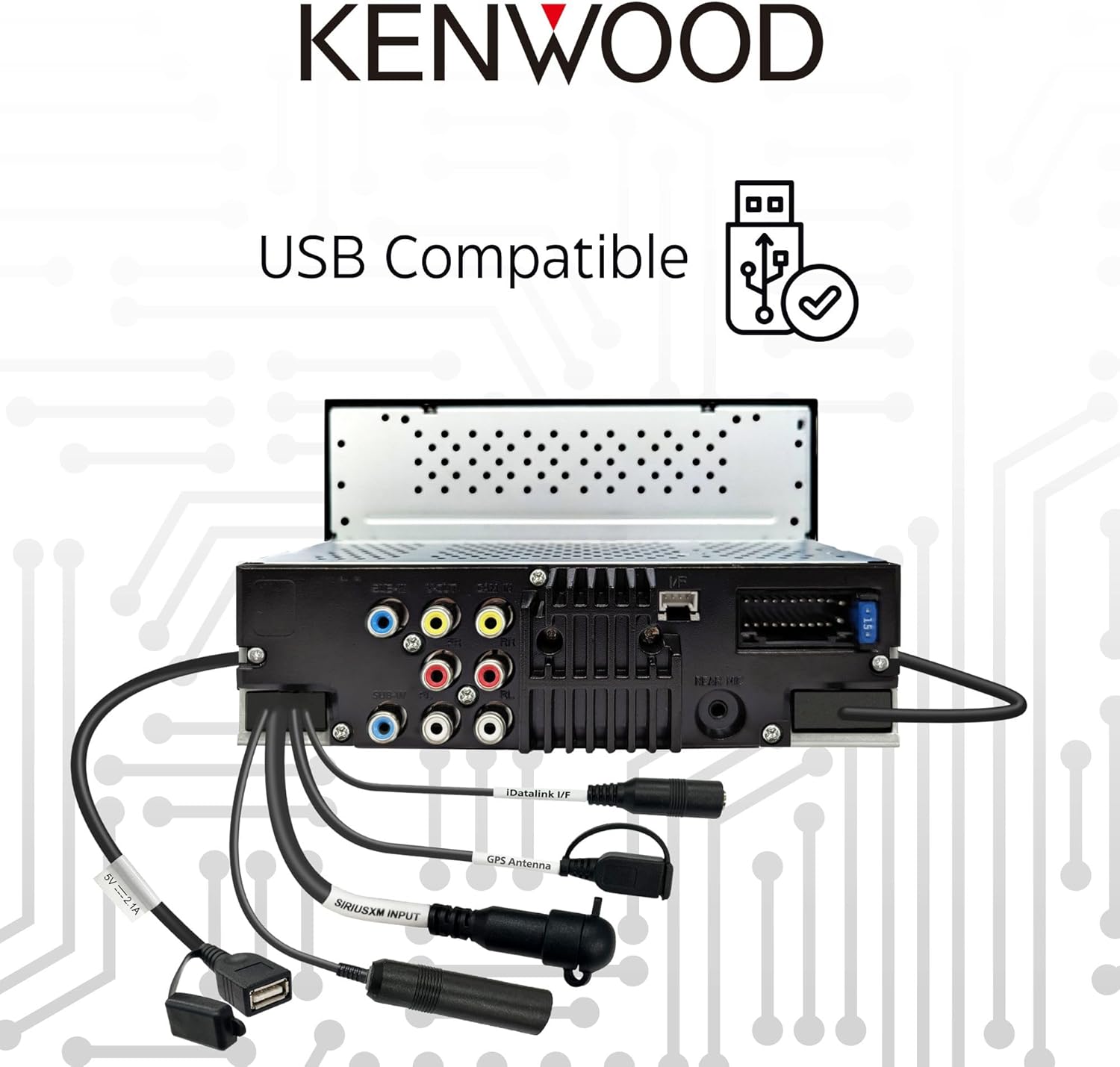 Kenwood DMX5710S 6.8" Digital Media Receiver, iDatalink Maestro Ready - Freemans Car Stereo