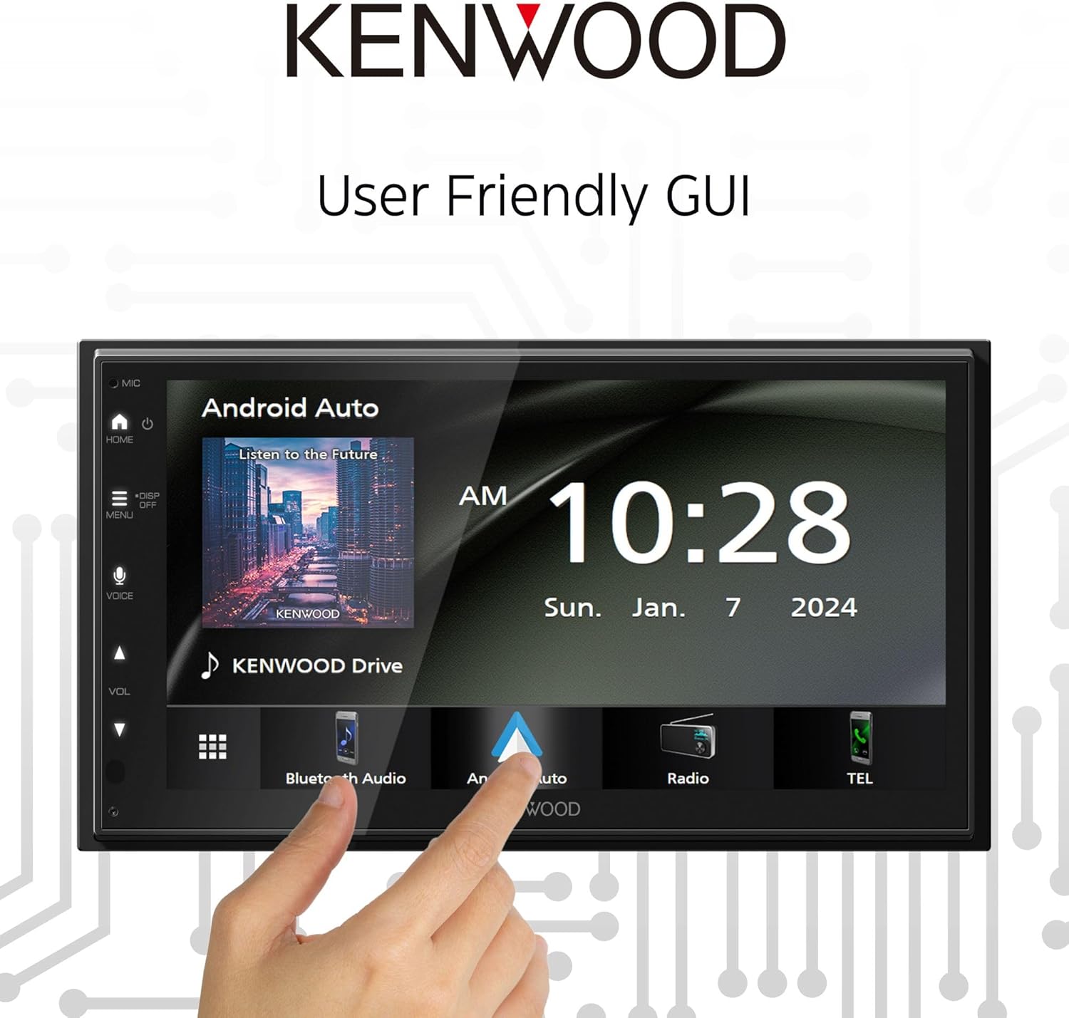 Kenwood DMX5710S 6.8" Digital Media Receiver, iDatalink Maestro Ready - Freemans Car Stereo
