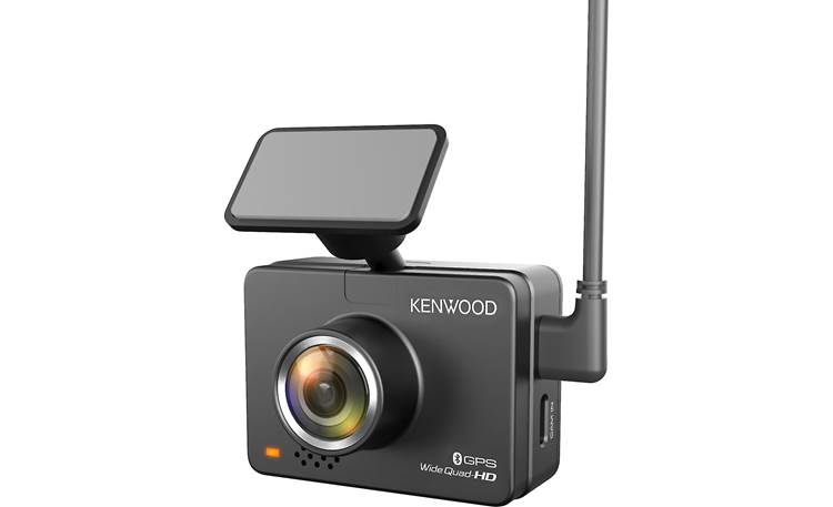 Kenwood DRV-A510WDP HD dash cam with Wi-Fi, GPS, and rear-view cam