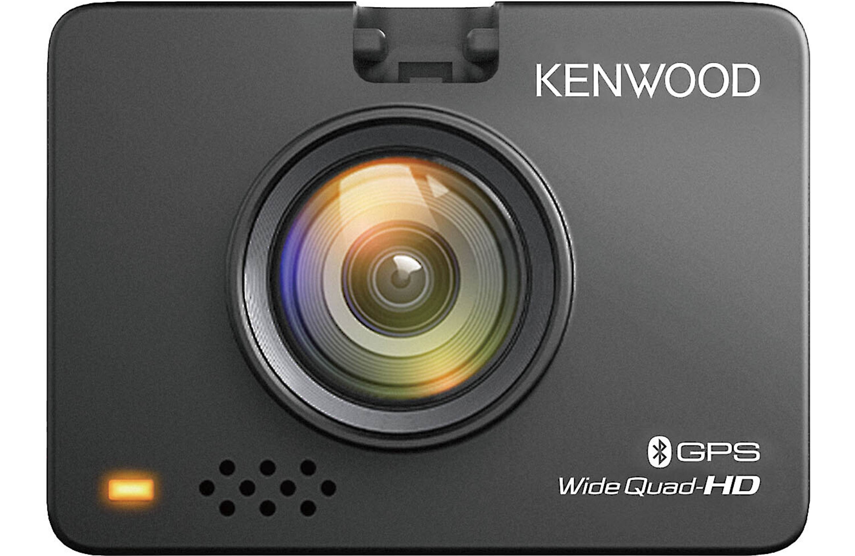 Kenwood DRV-A510WDP HD dash cam with Wi-Fi, GPS, and rear-view cam