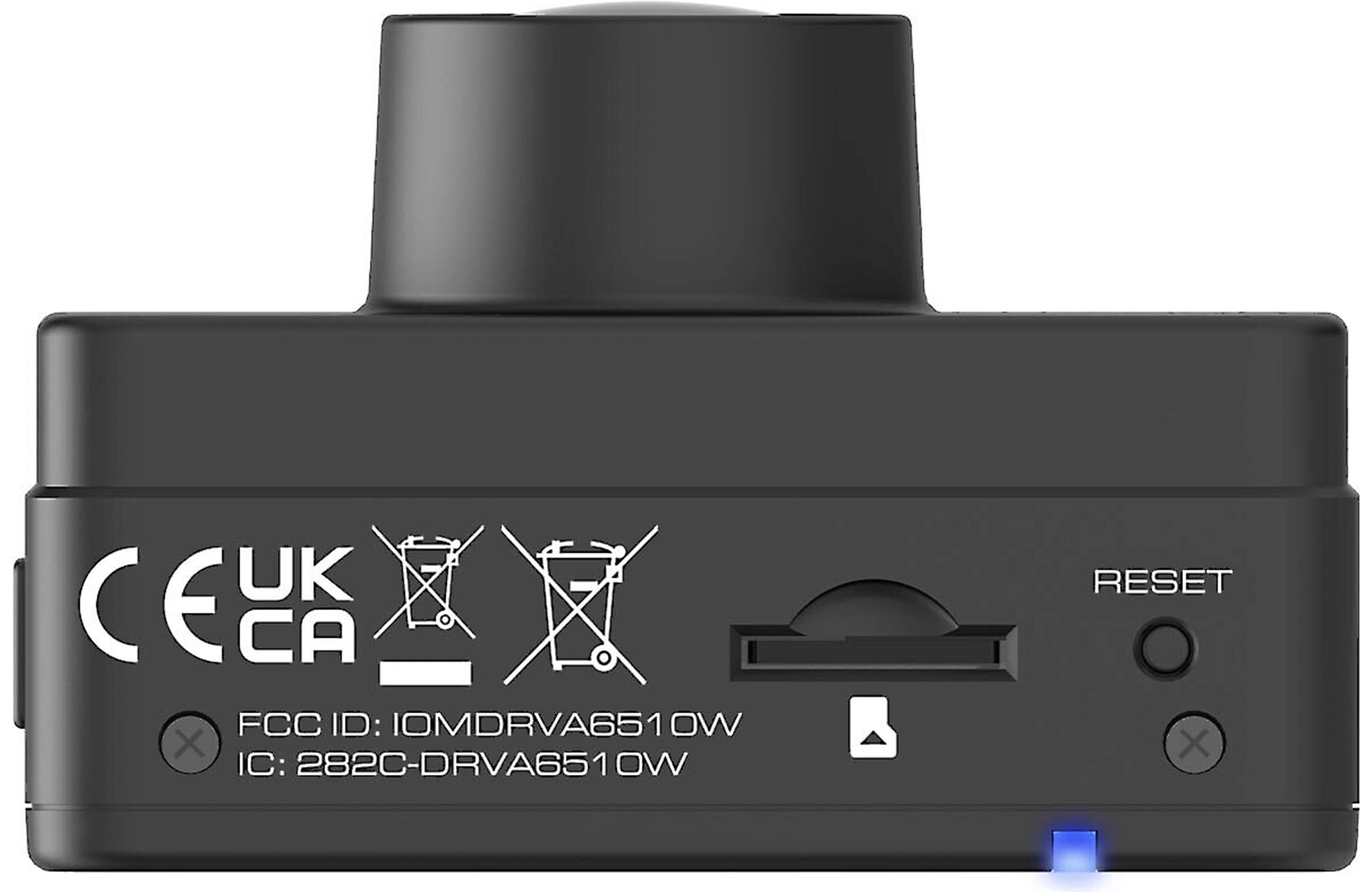 Kenwood DRV-A510WDP HD dash cam with Wi-Fi, GPS, and rear-view cam