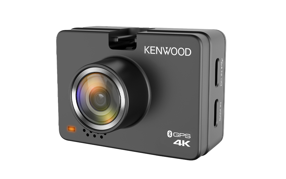 Kenwood DRV-A610WDP 4K HD dash cam with Wi-Fi, GPS, and rear-view cam
