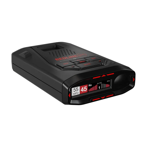 Escort Redline 360c Radar Detector System, works with Apple CarPlay/Android Auto - Black