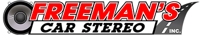 Freeman's Car Stereo Logo - Speaker and Road Details