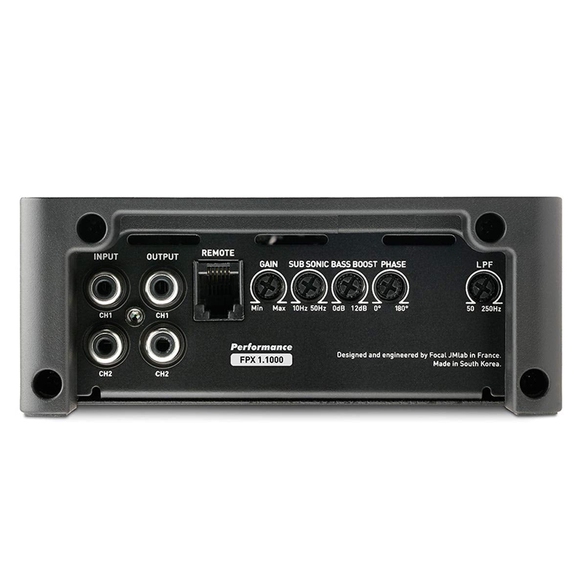 Focal FPX1.1000 1 x 700 @ 2ohms, 1 x 1000 @ 1ohm Class D