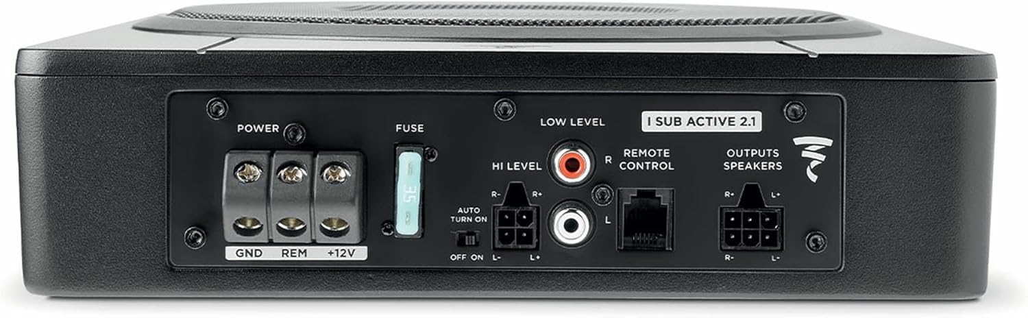 Focal ISUBACTIVE2.1 8” Bomba Underseat Amplified Subwoofer, RMS: 75W - MAX: 150W