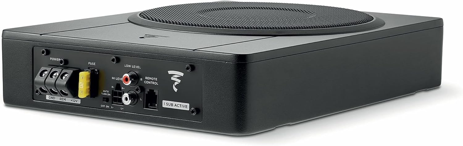 Focal ISUBACTIVE2.1 8” Bomba Underseat Amplified Subwoofer, RMS: 75W - MAX: 150W