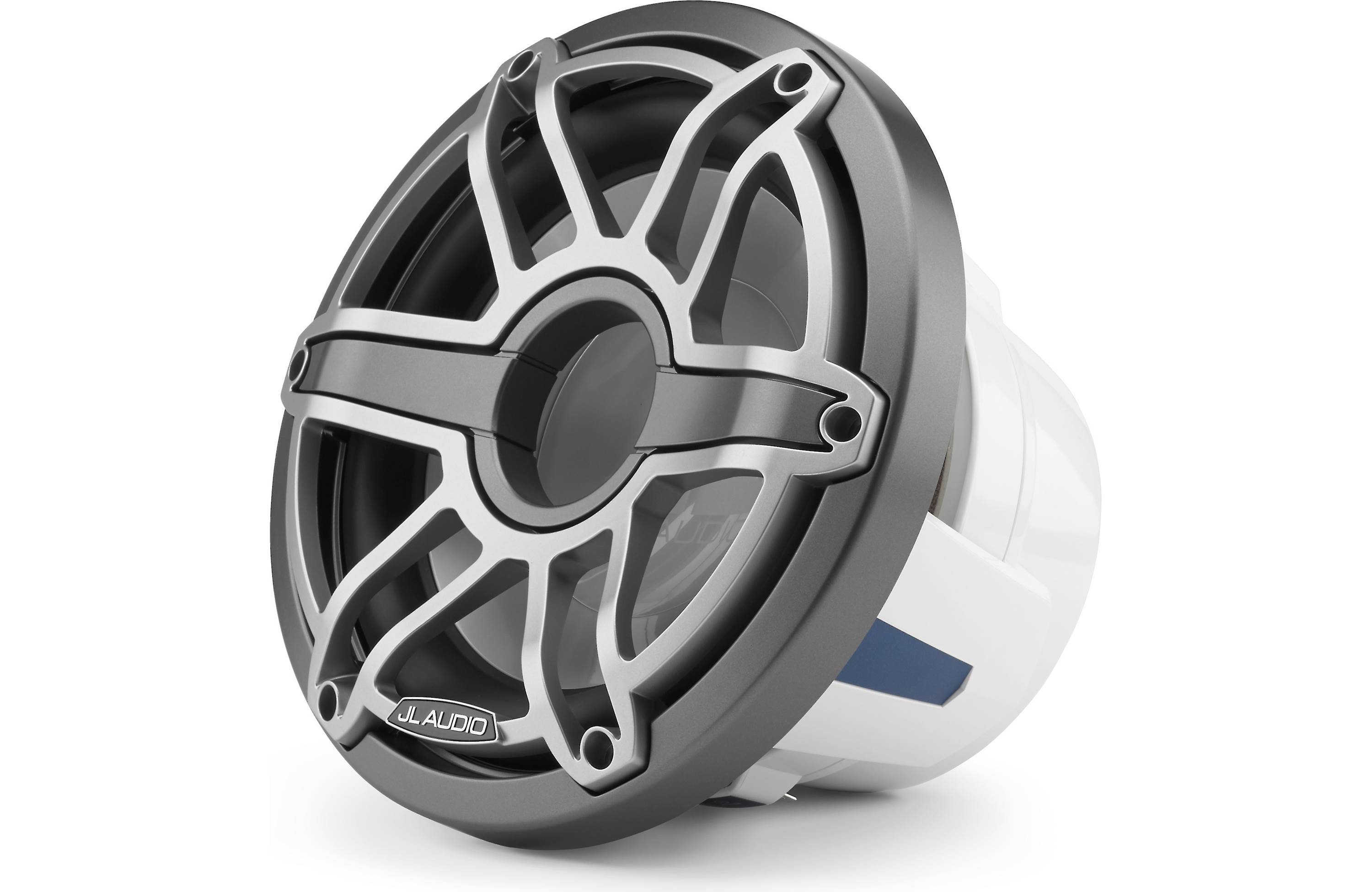 JL Audio M6-10IB-S-GMTI-4 10" Marine Subwoofer with Gunmetal Gray Grilles