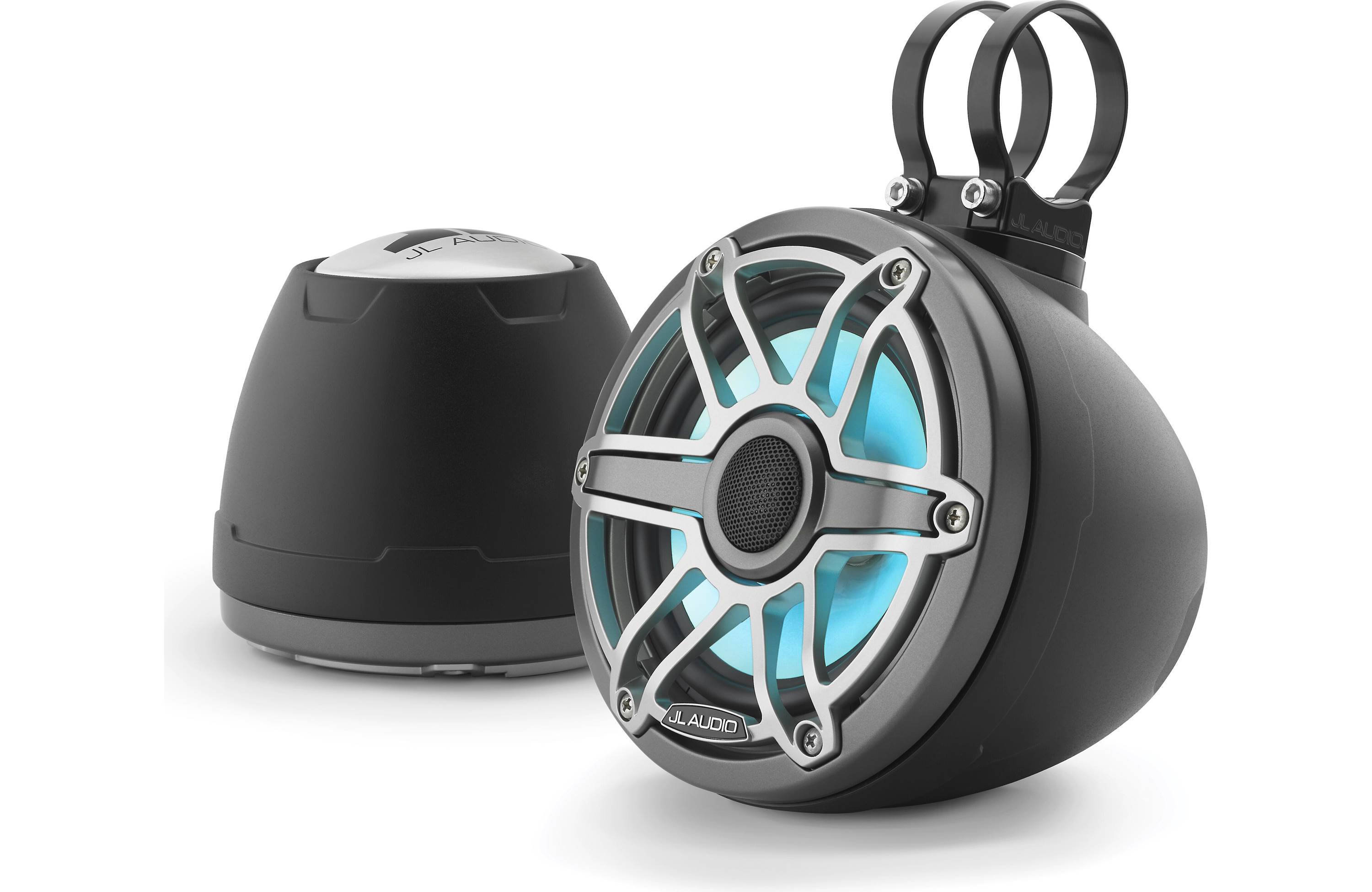 JL Audio M6-650VEX-Mb-S-GMTI-I 6.5" Wakeboard Tower Speakers w LEDs