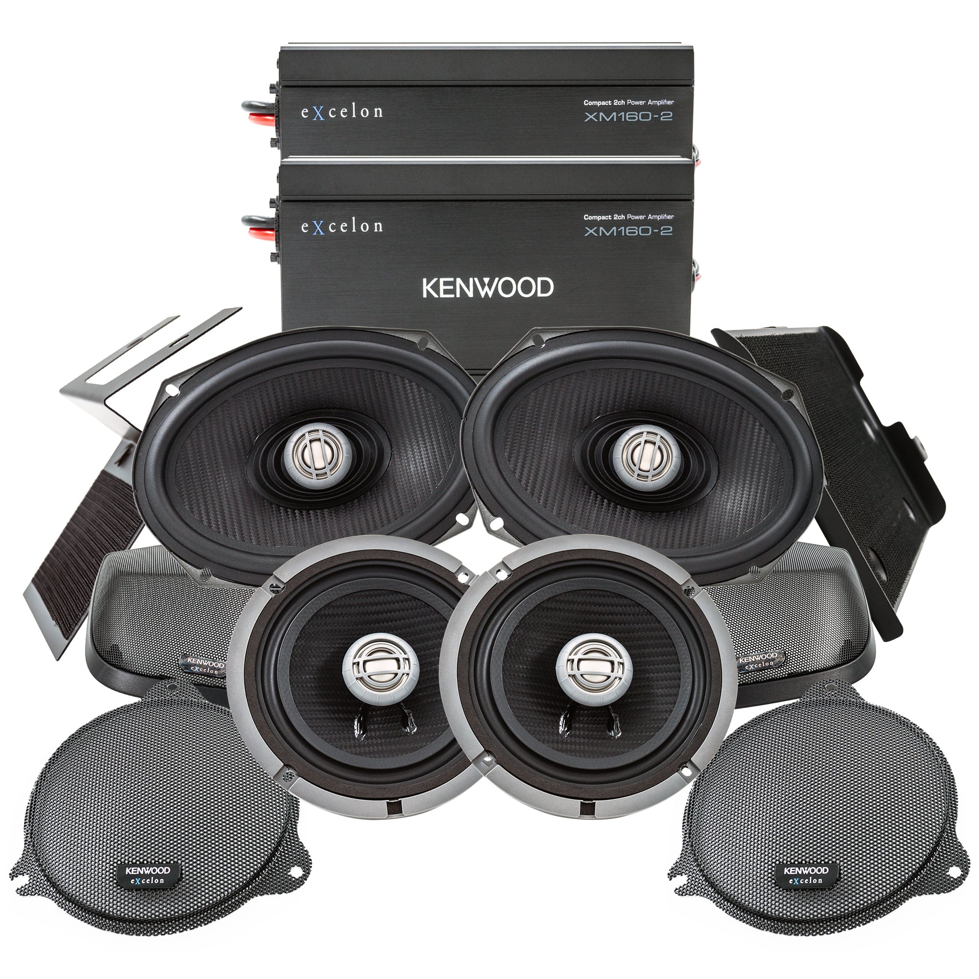 Kenwood P-HD3FR Speakers and Amplifier Kit for Select Harley-Davidson Motorcycles