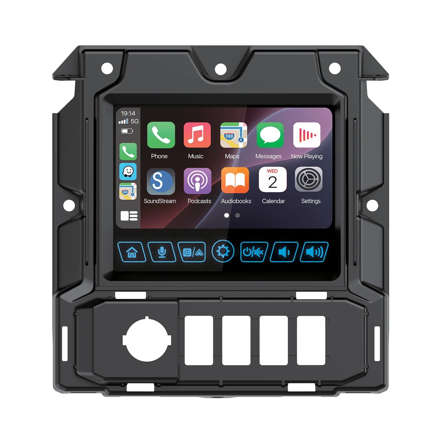 Soundstream Reserve SS.1824 Head Unit for 2018-2024 Polaris Slingshot w/ Wireless Apple CarPlay & Android Auto