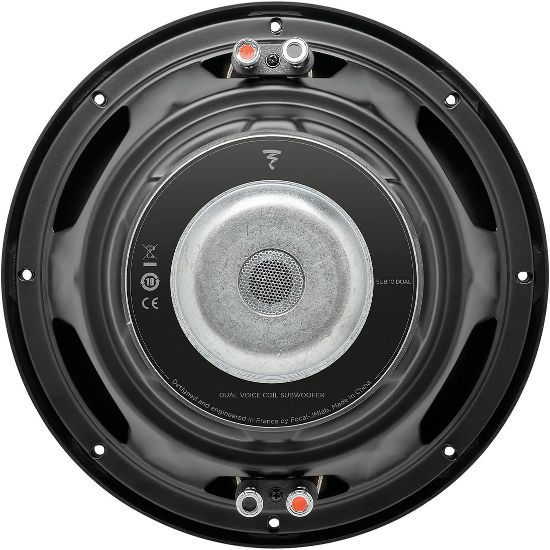 Focal SUB 10 Dual 10" Subwoofer, Dual 4-Ohm Voice Coil, 250W RMS - 500 W MAX