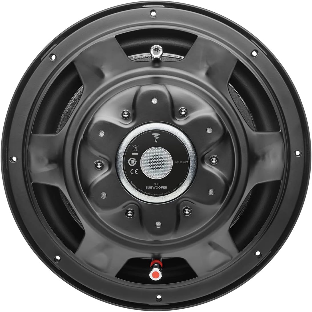 Focal SUB 12 Slim 12" Shallow Mount Subwoofer, Single 4-Ohm, 280W RMS - 560 W MAX