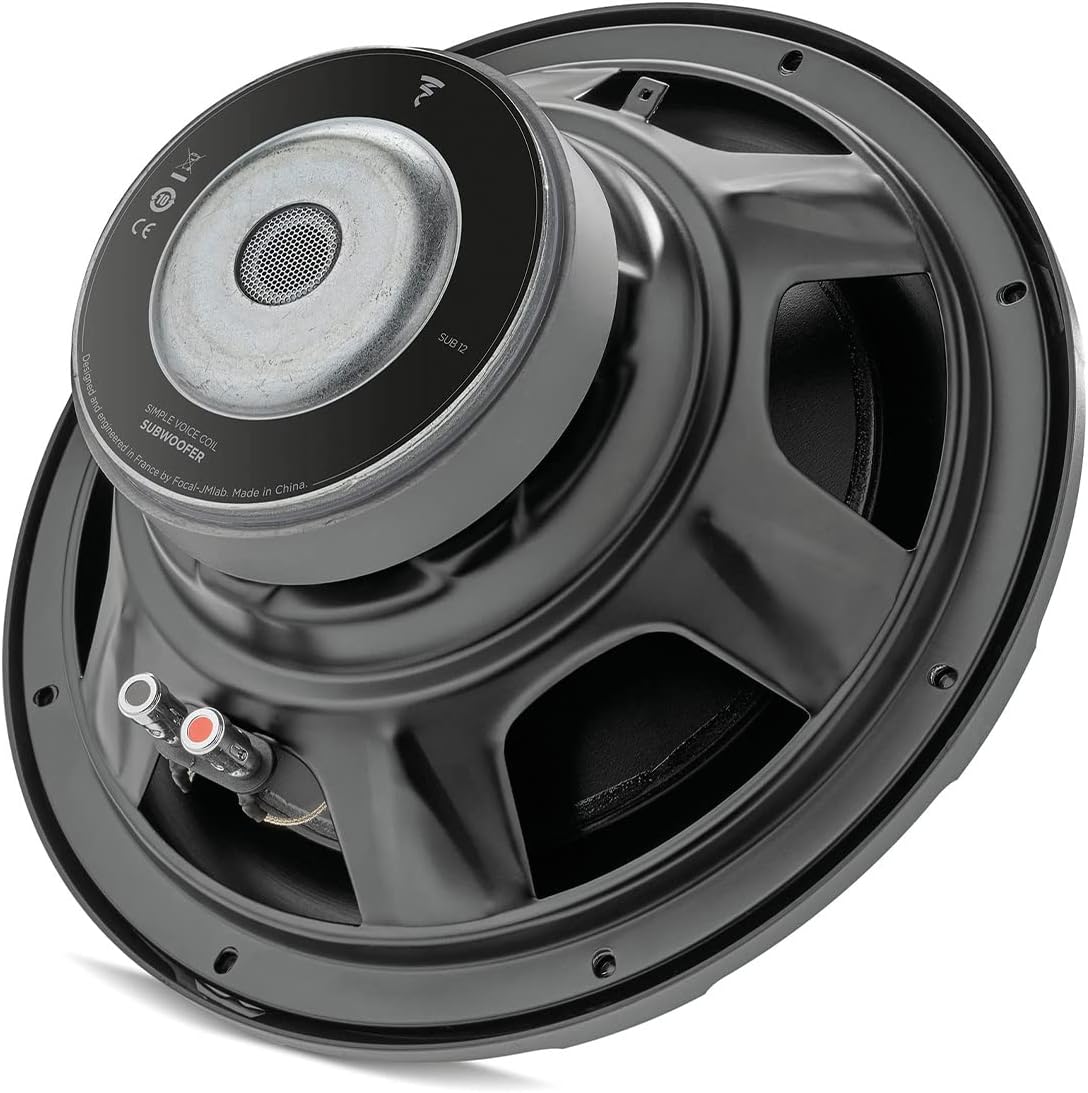 Focal SUB 12 12" Subwoofer, Single 4-Ohm, 300 W RMS - 600 W MAX