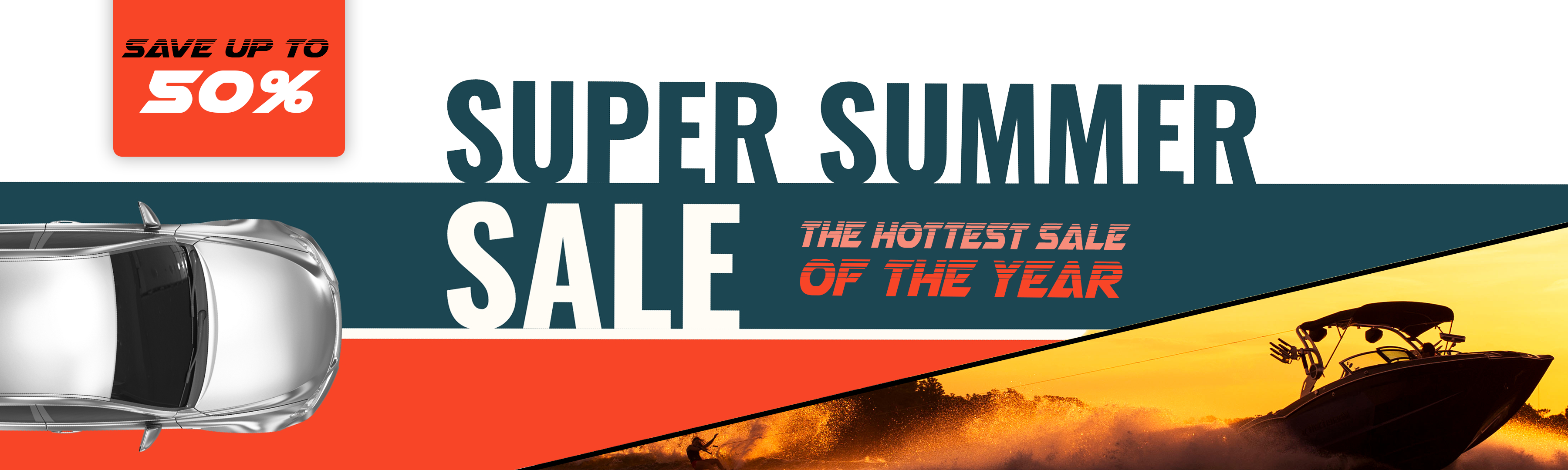The Hottest Sale of The Year - Super Summer Sale - Yellow Boat and Car Audio Products