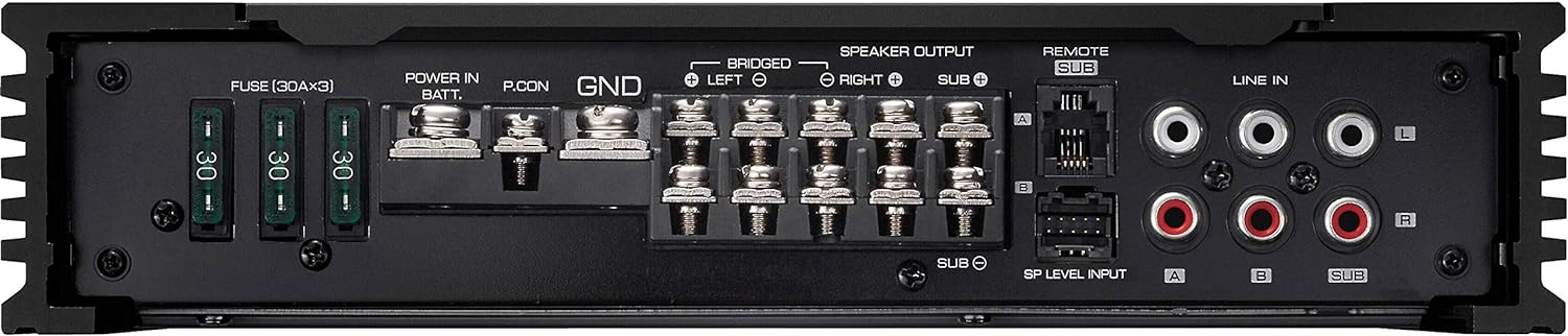 Kenwood X803-5 eXcelon Amplifier Class D 5-Channel Power Amp, 75Wx4+500W 2 Ohms