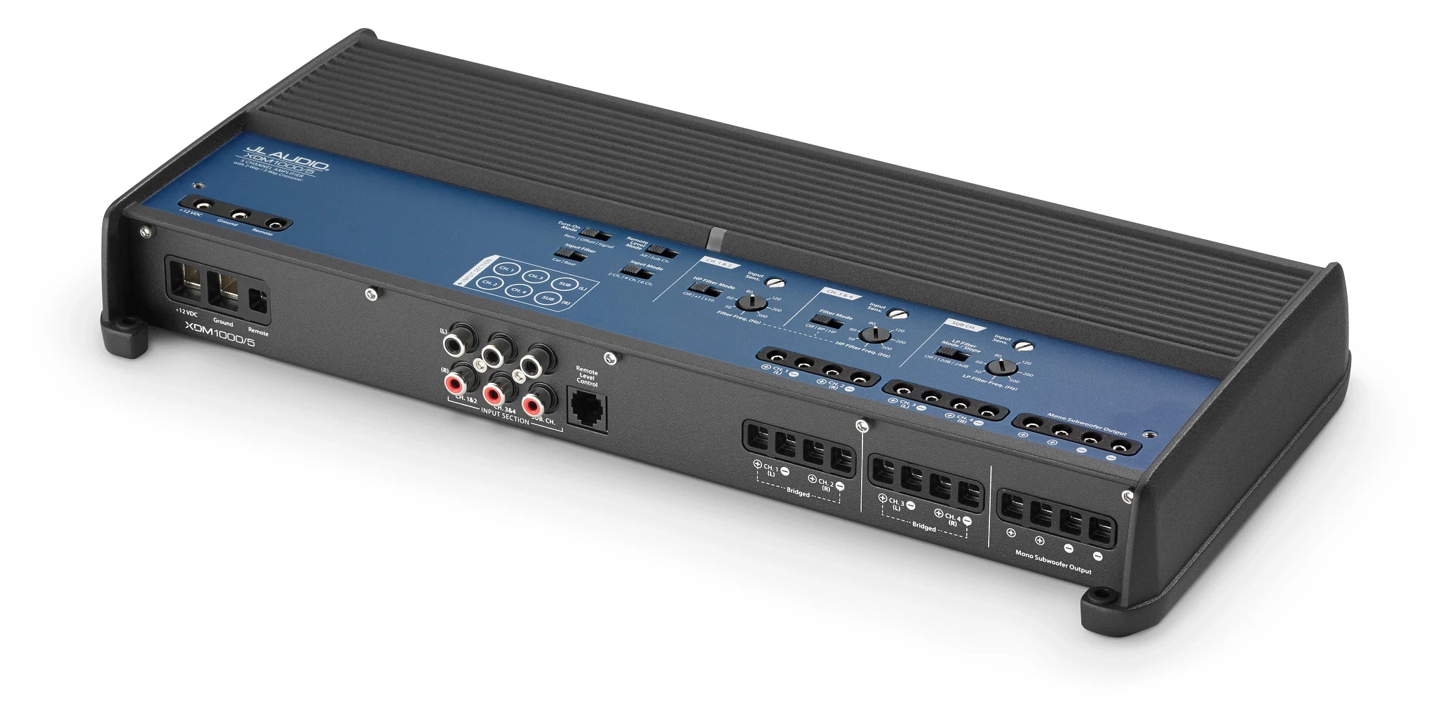 JL Audio MM105 + XDM1000/5 + 2 Pairs M6-650X-S-GWGW-i + M6-10IB-S-GWGW-i4 + MLC-RW Marine Bundle