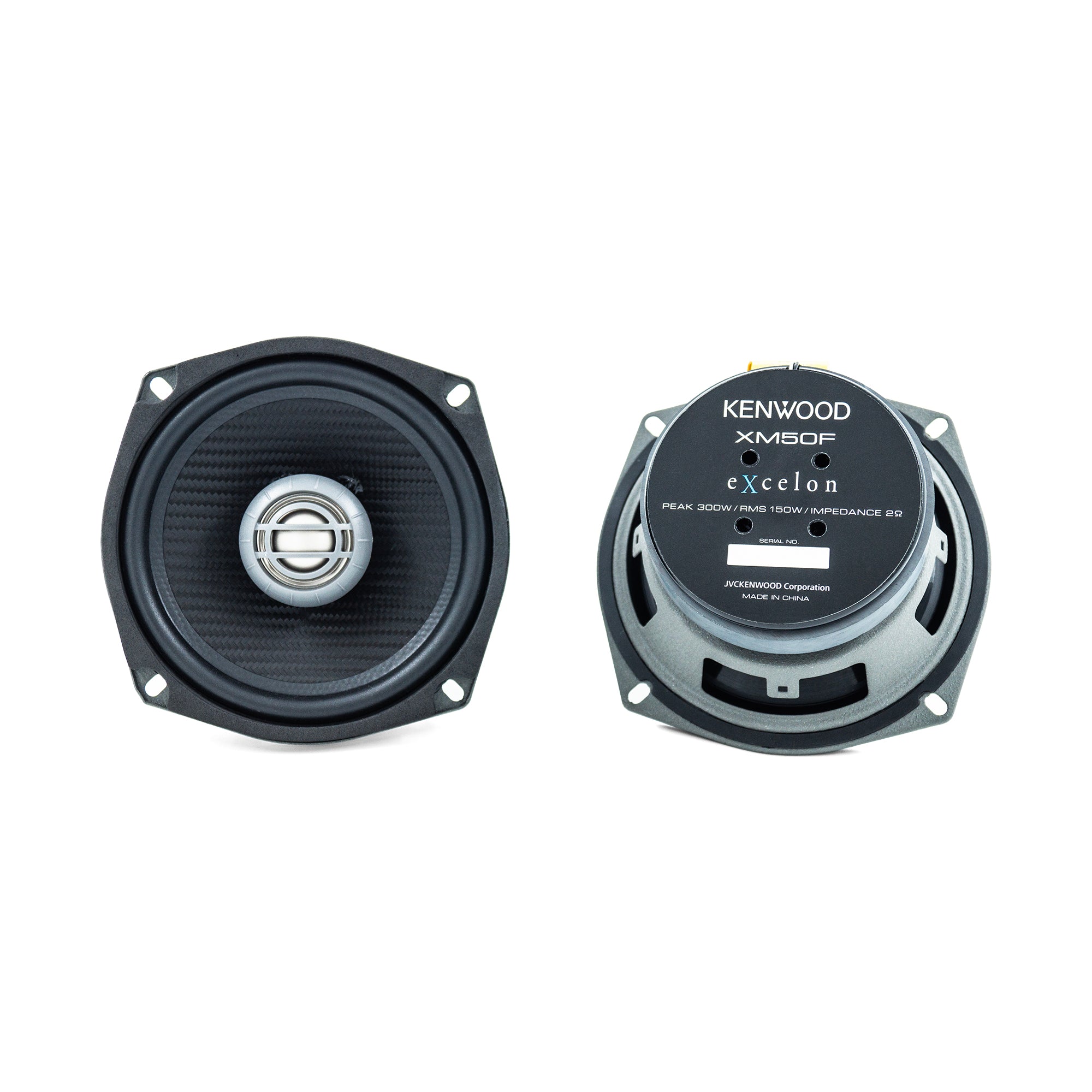 Kenwood XM50F 5 1/4" 2-Way Front Speakers for 1998-2013 Harley-Davidson Touring Models