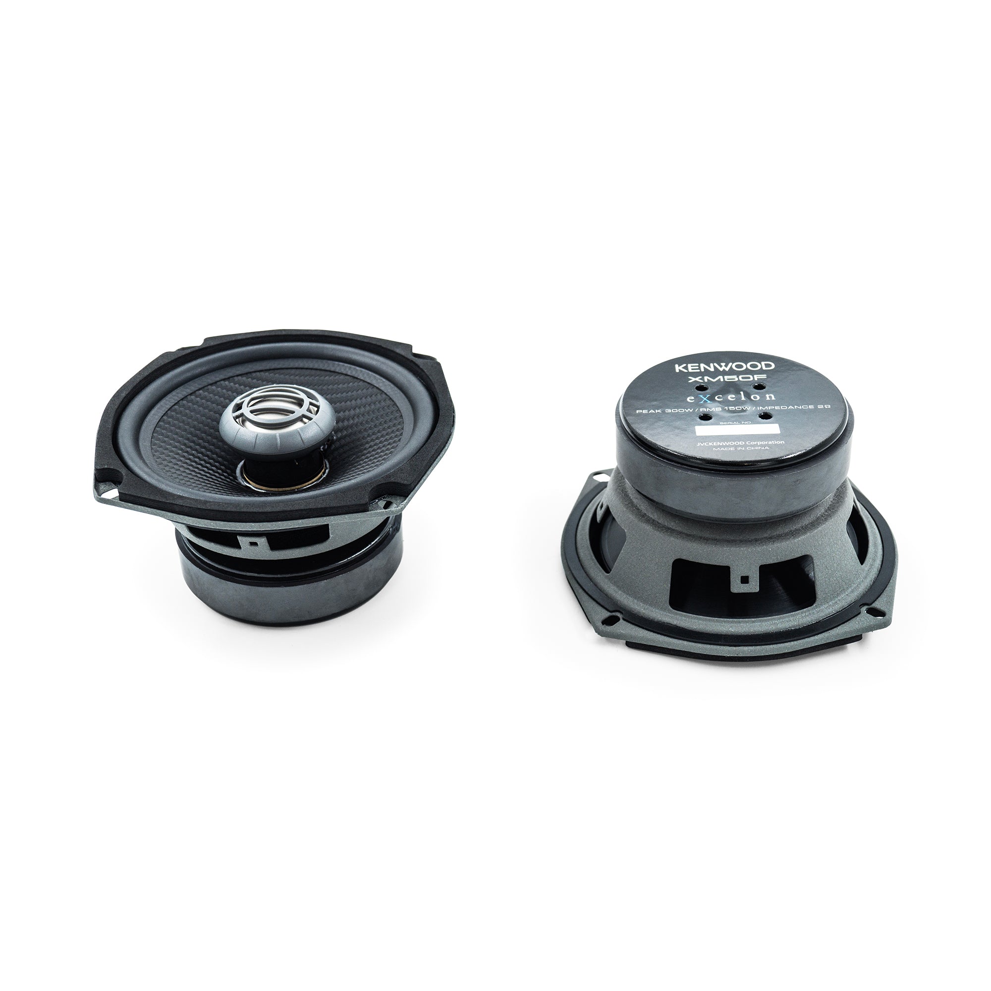 Kenwood XM50F 5 1/4" 2-Way Front Speakers for 1998-2013 Harley-Davidson Touring Models