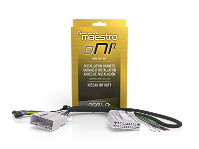iDatalink Maestro HRN-DSP-NI1 Select Infiniti, Nissan and Subaru vehicles without a factory amplifier DSP T-Harness product view