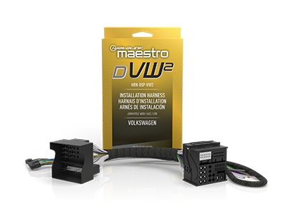 iDatalink Maestro HRN-DSP-VW2 Select Volkswagen vehicles without a factory amplifier DSP T-Harness product view