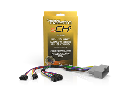 iDatalink Maestro HRN-SR-CH1 Select Chrysler, Dodge and Jeep vehicles, 2007 and newer Maestro SR radio installation T-harness product view
