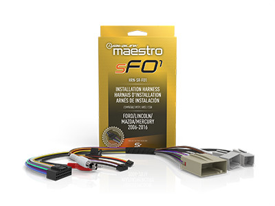 iDatalink Maestro HRN-SR-FO1 Select Ford and Lincoln vehicles supported by the current Maestro application guide Radio Replacement T-Harness product view
