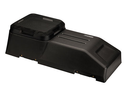 Kicker 51KJPL7T122 weather-resistant tailgate subwoofer enclosure angle view