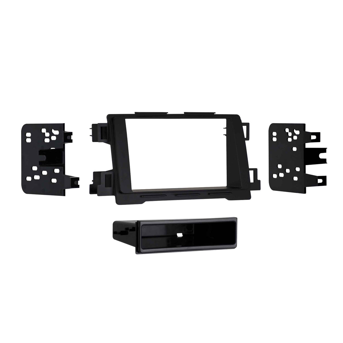 Metra 99-7522B dash kit with mounting brackets and pocket