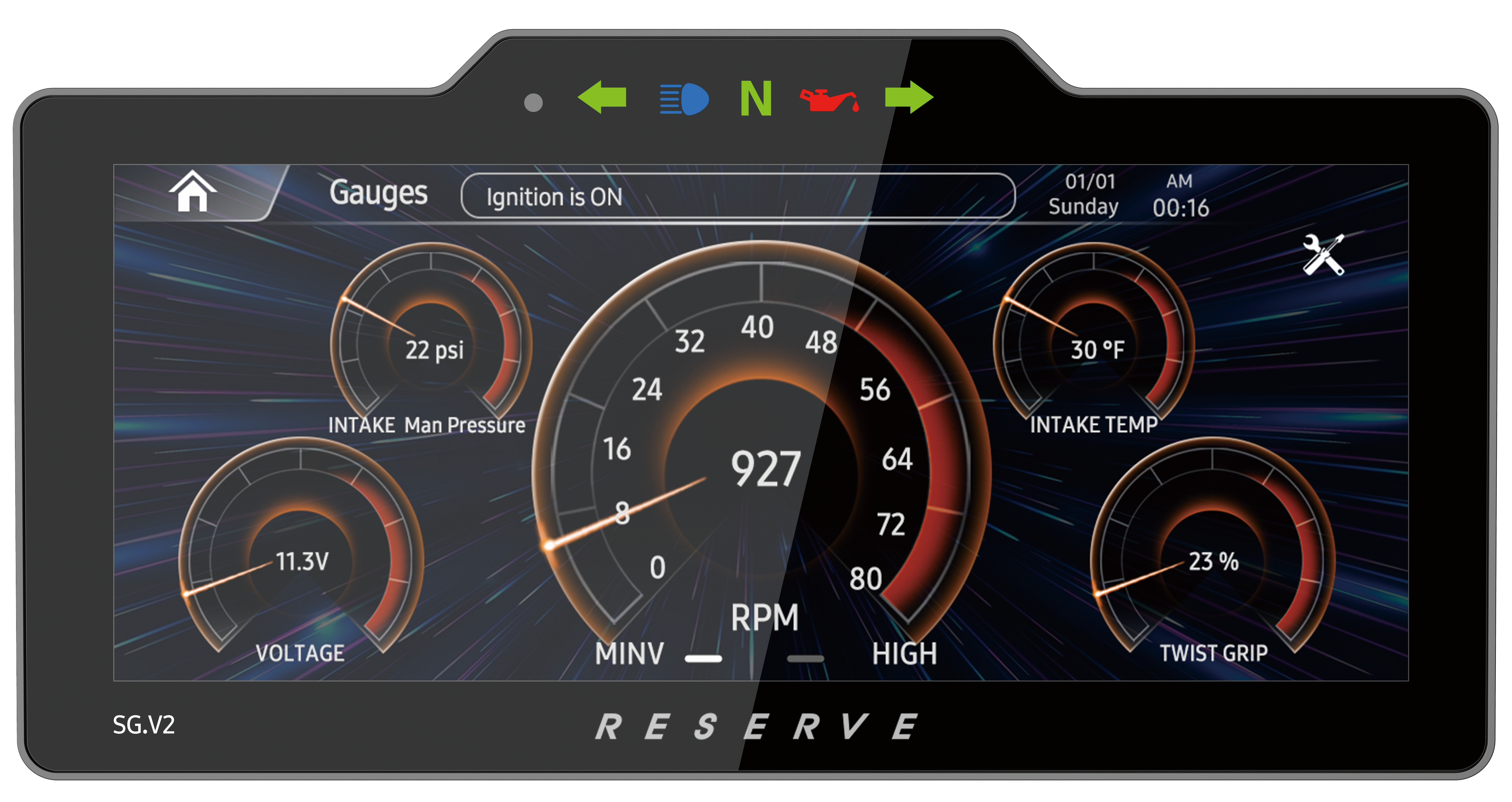 Soundstream Reserve WG.V2 Radio Plug-N-Play Head Unit for 2009-2013 Street Glide (Pre-Order)