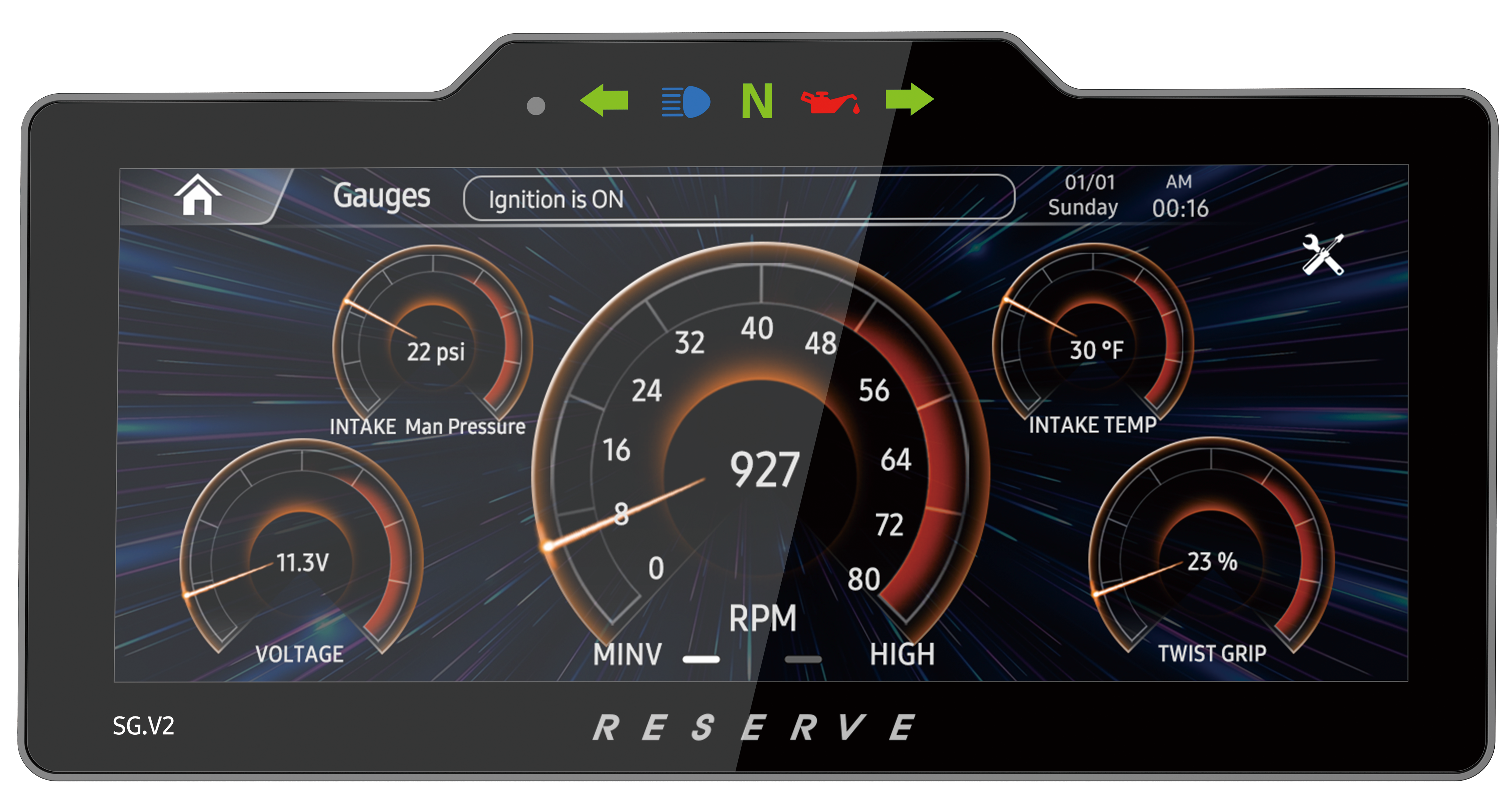 Soundstream Reserve WG.V2 Radio Plug-N-Play Head Unit for 2009-2013 Street Glide (Pre-Order)