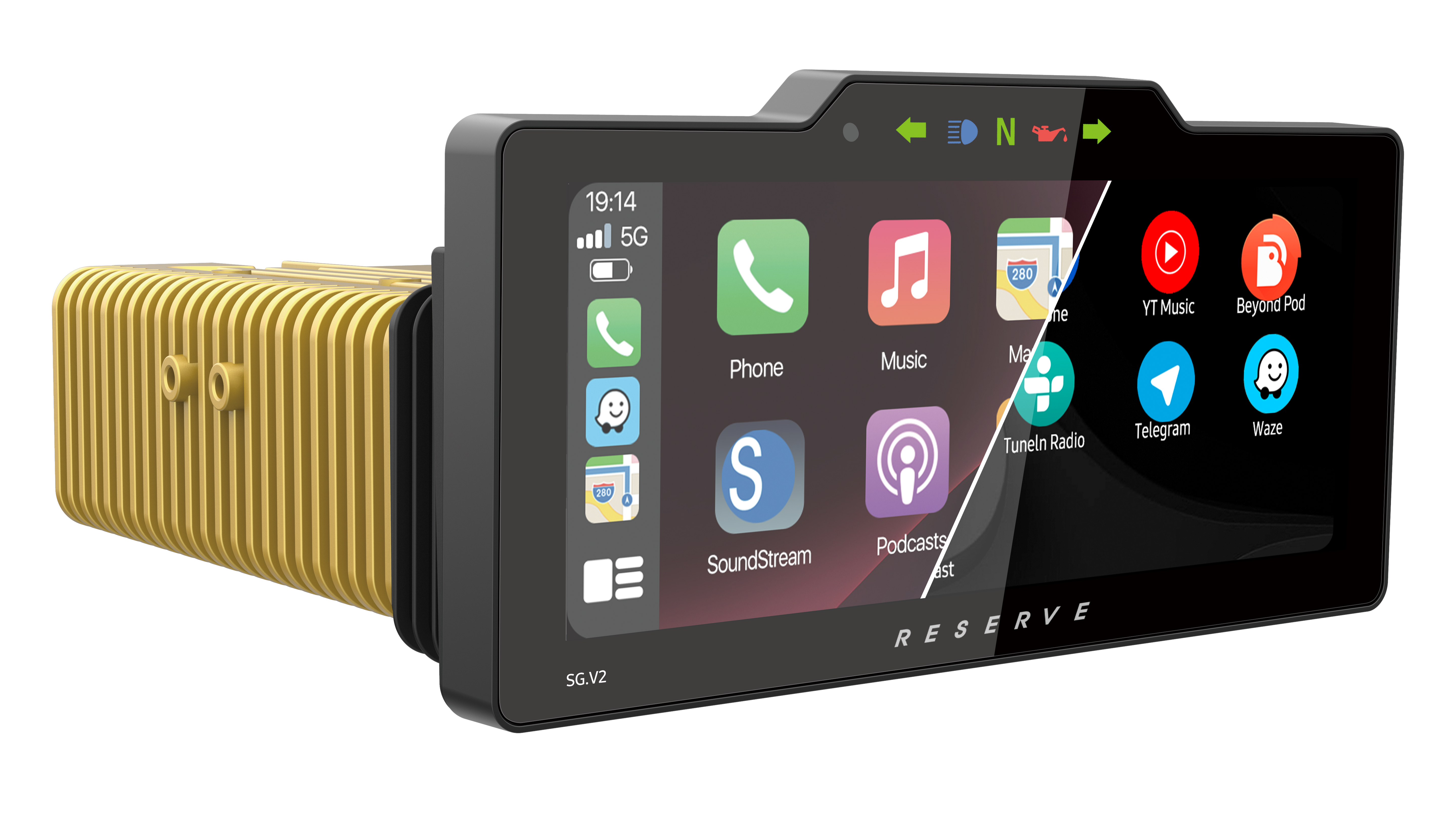 Soundstream Reserve WG.V2 Radio Plug-N-Play Head Unit for 2009-2013 Street Glide (Pre-Order)