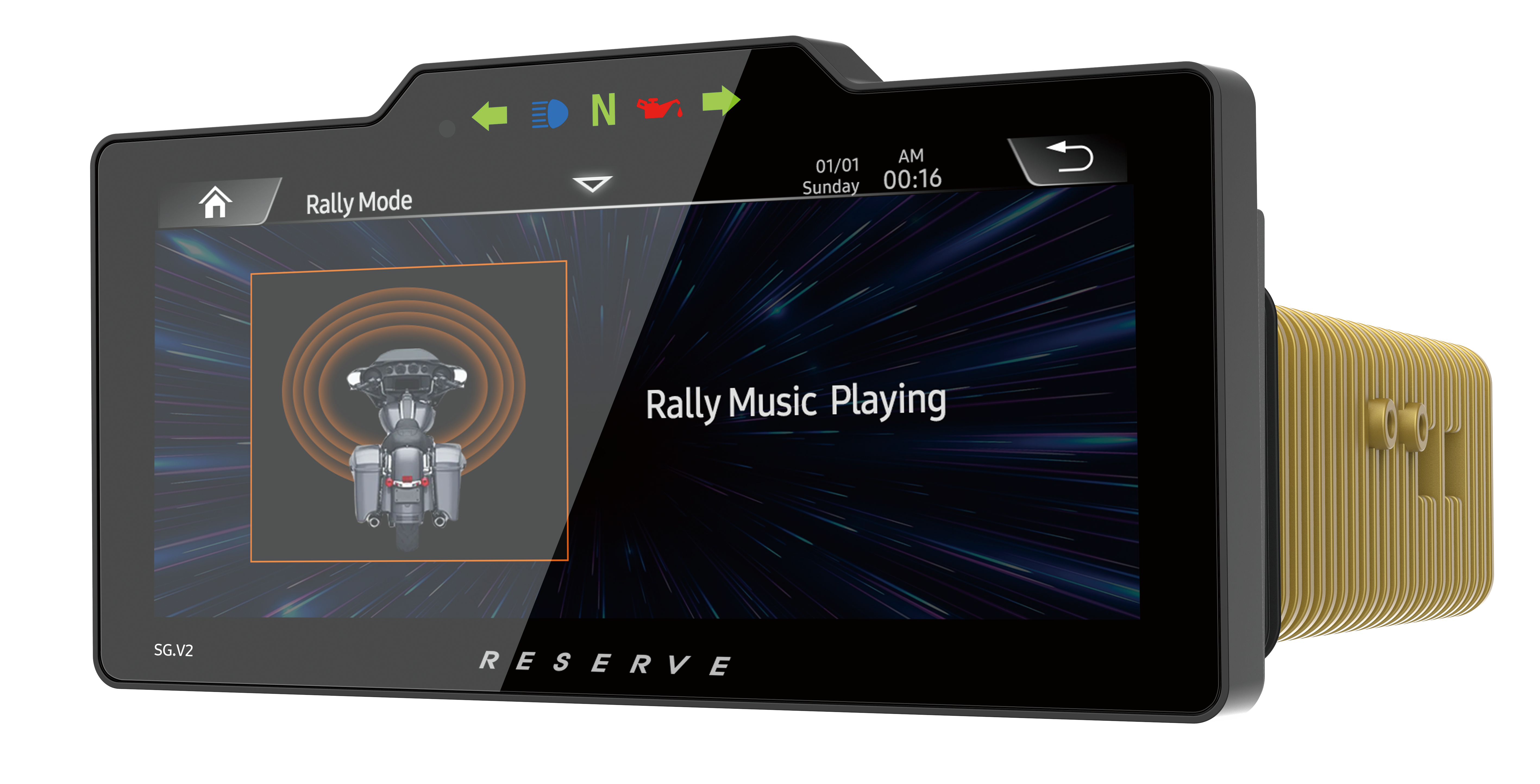 Soundstream Reserve WG.V2 Radio Plug-N-Play Head Unit for 2009-2013 Street Glide (Pre-Order)