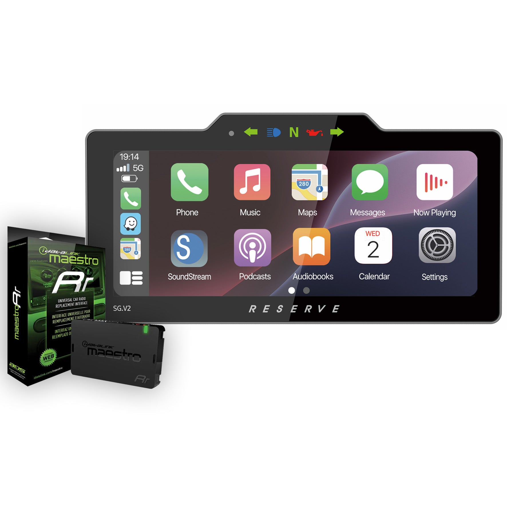 Soundstream Reserve WG.V2 Radio Plug-N-Play Head Unit for 2009-2013 Street Glide (Pre-Order)