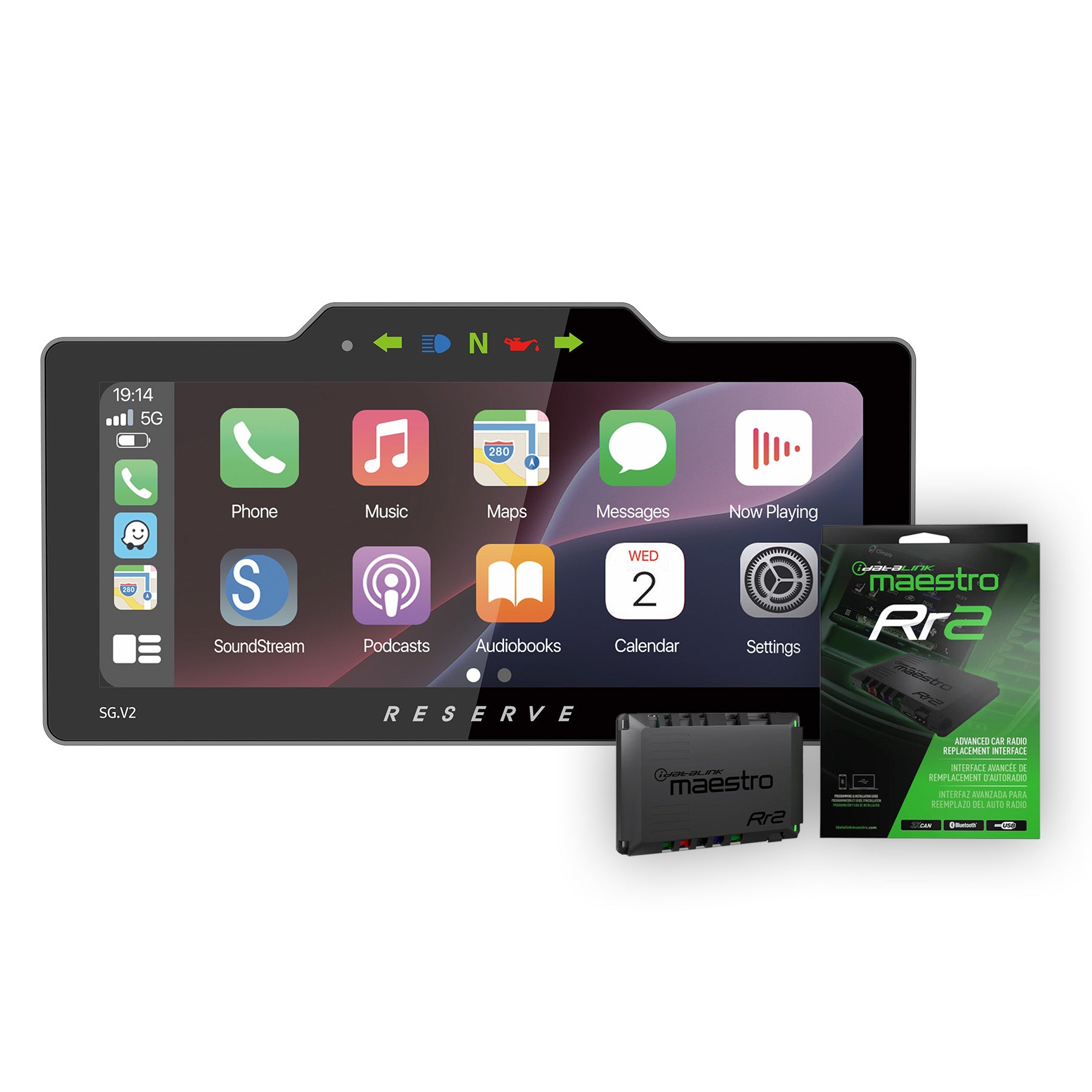 Soundstream Reserve WG.V2 Radio Plug-N-Play Head Unit for 2009-2013 Street Glide (Pre-Order)