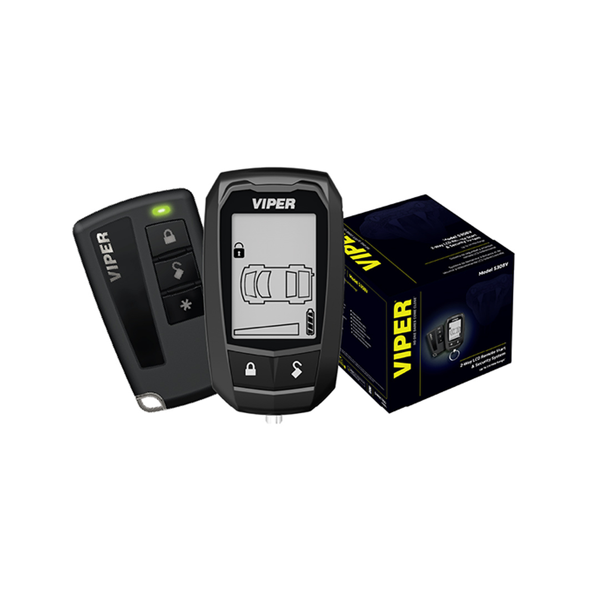 Viper 3308V 2-Way LCD Security and Keyless Entry System manufacturer product image