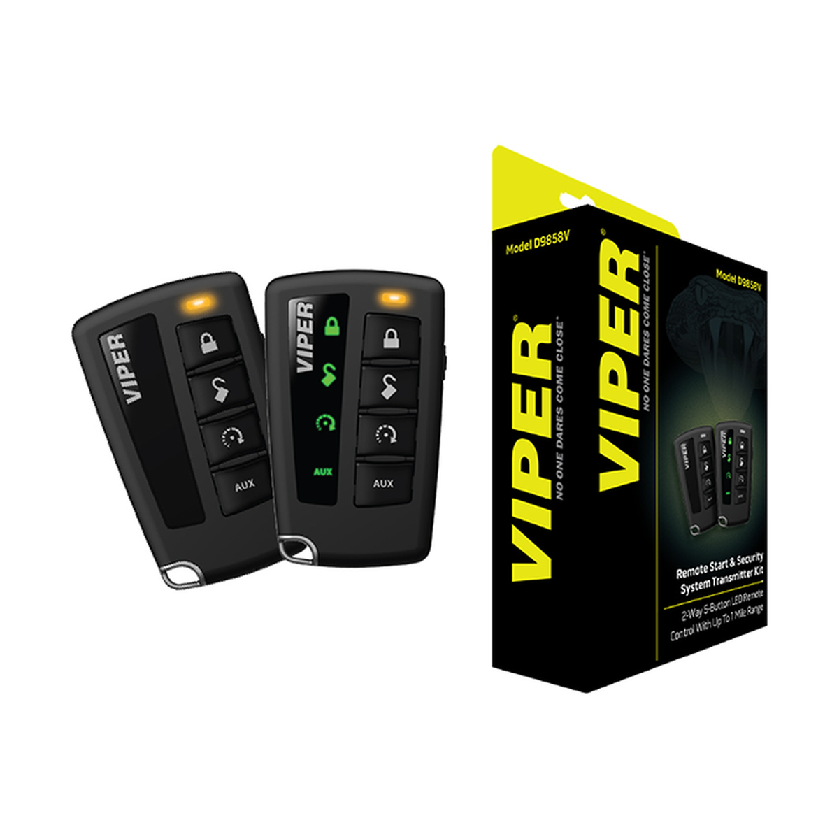 Viper D9858V 2-Way LED 5-Button RF Transmitter Kit manufacturer product image