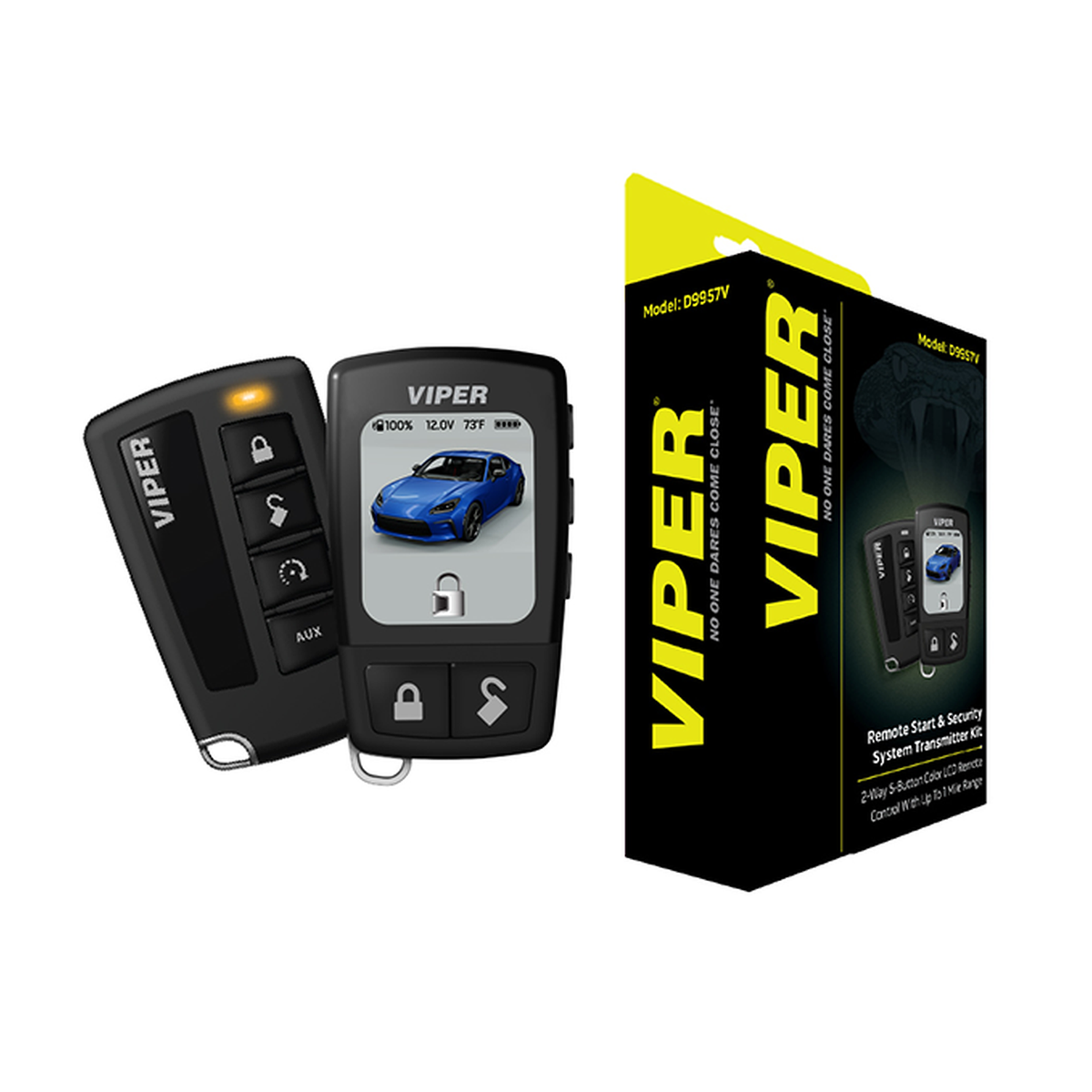Viper D9957V 2-Way Color LCD RF Transmitter Kit manufacturer product image