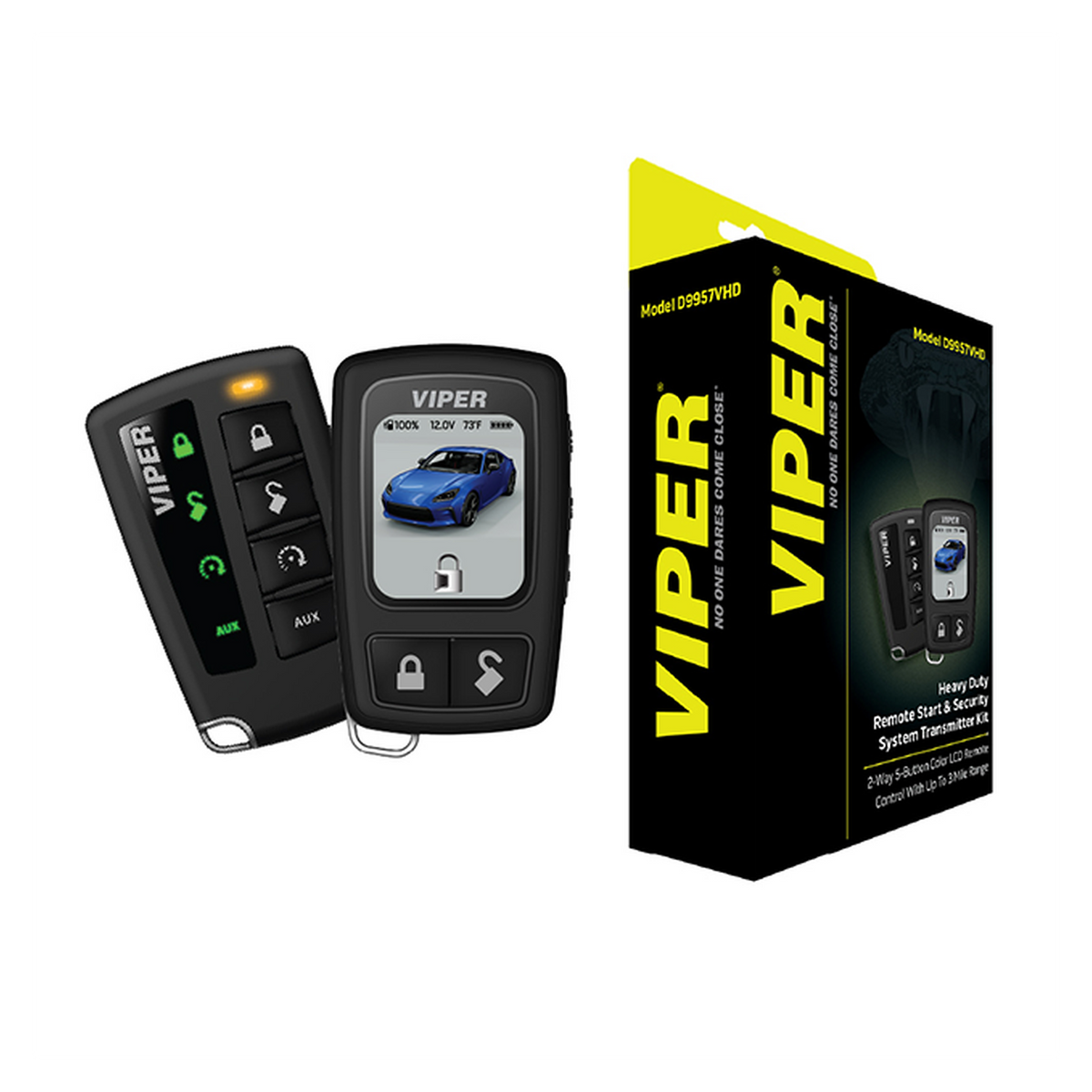 Viper D9957VHD Heavy-Duty 2-Way Color Display RF Transmitter Kit manufacturer product image