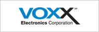 Blue and Black Voxx Electronics Logo