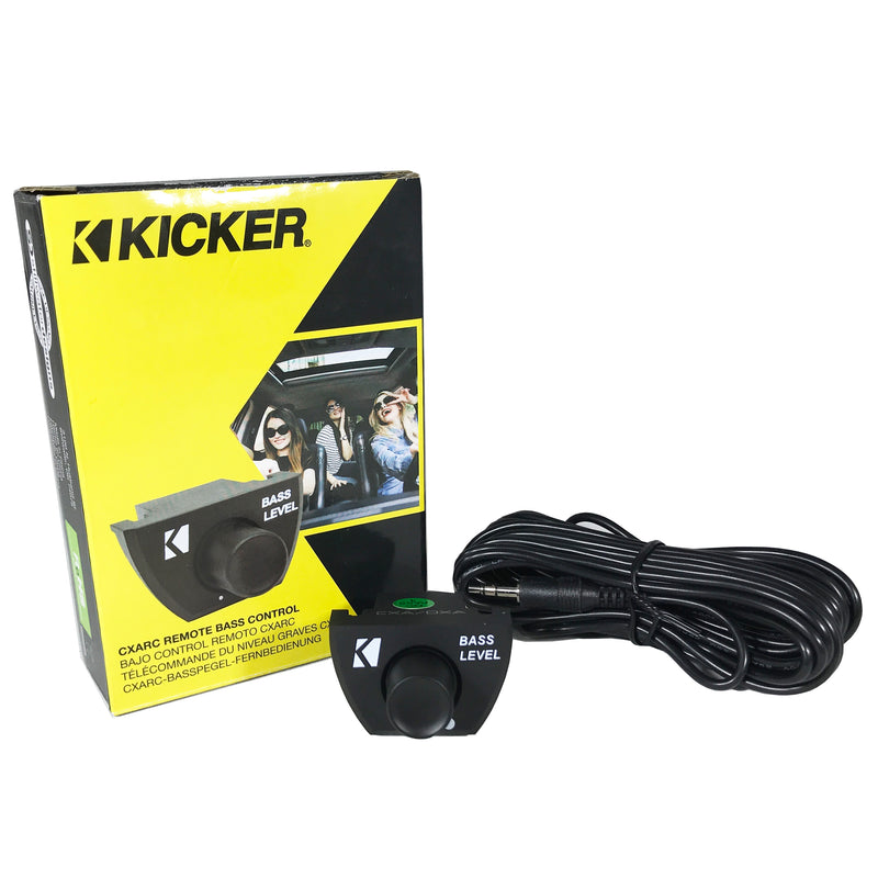 Kicker 46CXA4001T Amplifier + 46CK8 Wiring Kit + 46CXARC Bass Knob