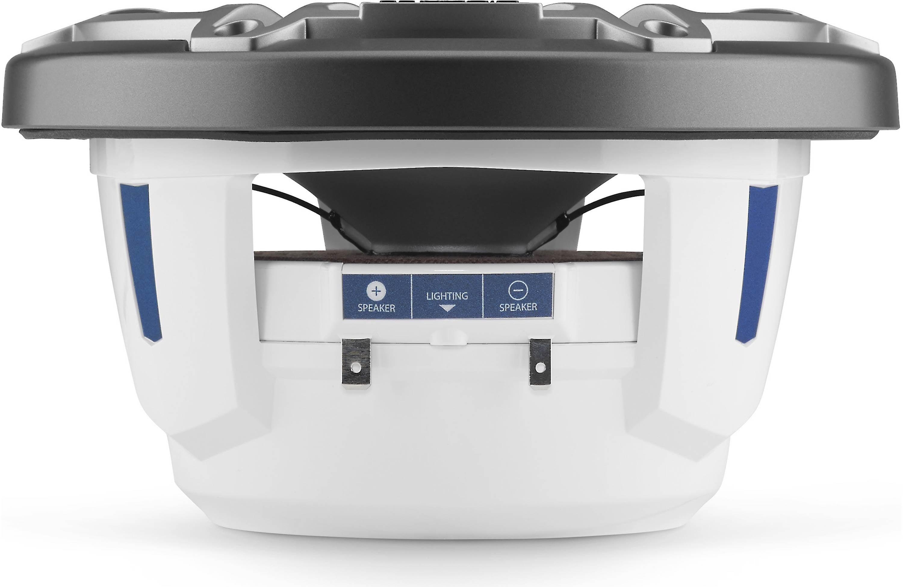 JL Audio M6-770X-S-GMTI 7.7" Marine Coaxial Speakers, Gunmetal Trim and Titanium Sport Grille