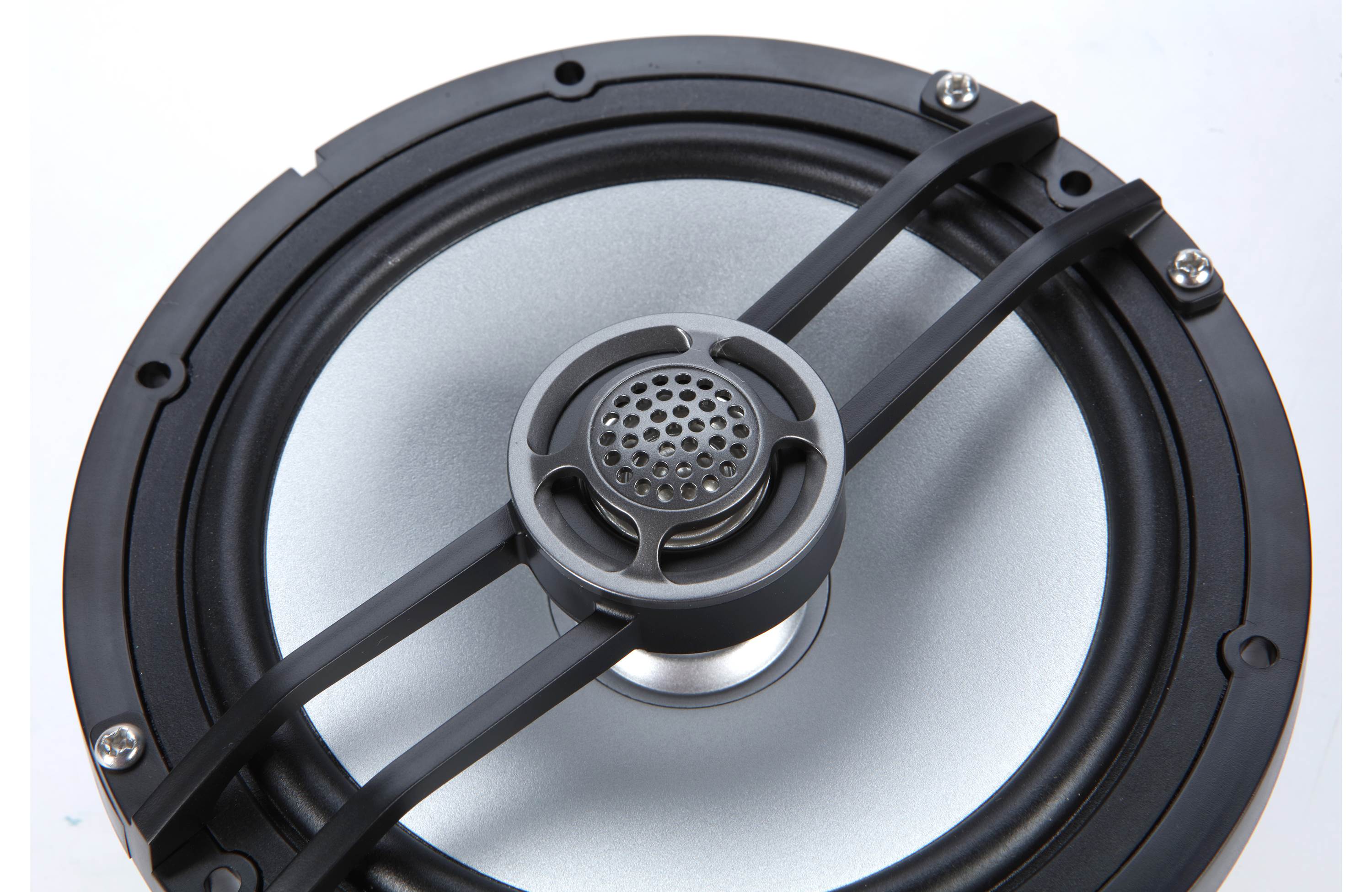 Clarion CMS-651-SWB 6.5 Inch Marine Coaxial Speakers Pair with Sport Grilles